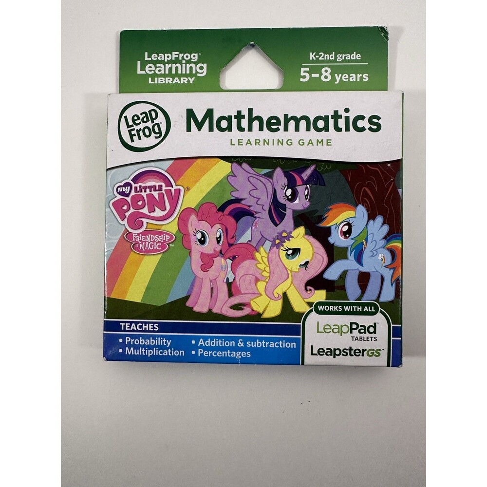 My Little Pony Friendship is Magic Leap Frog Explorer Mathematics Learning Game